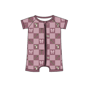 Conjunto de Pijama de Verano Personalizado con Estampado a Cuadros, 95% Algodón, 5% Elastano, Pantalones Cortos para Niños, Ropa de Dormir para Bebés, Conjunto de Ropa para Hermanos - Product Image 3
