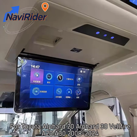 Écran IPS 13,3'' 15,6'' pour tableau de bord de voiture avec GPS et USB pour Alphard/Vellfire 2008-2024 Android MP5