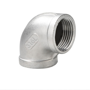 ข้อต่อท่อสแตนเลสเกลียวใน 90 องศา สำหรับท่อน้ำ วัสดุ 304 - Product Image 2