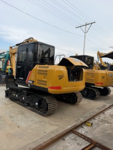 รถขุดมือสอง Sany 95C ขายดี ใช้งานน้อย ระบบไฮดรอลิกเดิมๆ รถขุดขนาดกะทัดรัด 9 ตัน พร้อมห้องโดยสาร - Product Image 3
