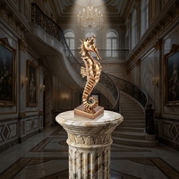 Statue de poisson Koi en bronze moulé à la cire perdue sur mesure, sculpture aquatique sur mesure pour anniversaire, Fête nationale, hôtels de luxe, jardins