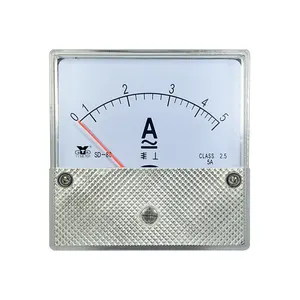 Zeiger 10a 20a 30a 50a 60a 100/5a dh80 gerade im Ampere SD80 AC Ampere meter