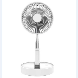 Hot Selling Portable USB Rechargeable <b>Table</b> Fan Adjustable Height Desktop Fan With Strong Wind <b>Folding</b> Telescopic Design - Product Image 1