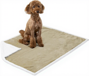 Couverture en polaire tricotée imperméable pour chien et chat, utilisable en toutes saisons, protection anti-fuite en polaire Sherpa pour couvrir le canapé - Product Image 3