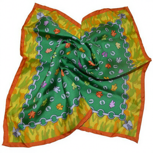 Écharpe carrée en twill de <span class=keywords><strong>soie</strong></span> pour <span class=keywords><strong>femme</strong></span> avec imprimé numérique <span class=keywords><strong>100</strong></span>% <span class=keywords><strong>soie</strong></span> printemps Zhejiang - Product Image 2