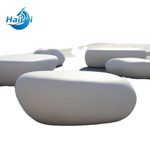 Pots <span class=keywords><strong>de</strong></span> fleurs modernes pour aéroports, sièges, centres commerciaux en <span class=keywords><strong>fibre</strong></span> <span class=keywords><strong>de</strong></span> verre, sculptures extérieures personnalisables pour parcs - Product Image 3