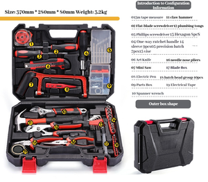 Chất lượng cao 108PCS Bộ dụng cụ công cụ tay cho sửa chữa Xe Sửa chữa lốp xe cơ khí nhà công cụ thiết lập - Product Image 2