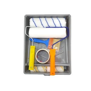 Ensemble de rouleaux à <span class=keywords><strong>peinture</strong></span> multi-usages de haute qualité de 9 pouces, kit d'outils de <span class=keywords><strong>peinture</strong></span> professionnels avec rouleaux et pinceaux - Product Image 1
