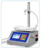 Machine de remplissage semi-automatique UPK-3200 en acier inoxydable de haute précision avec pompe à engrenages pour jus, huile lubrifiante, huile essentielle, soja