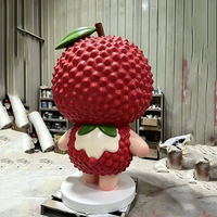 Figurine de collection en résine, style antique et moderne, représentant des fruits, des animaux, des personnages d'amour, des dessins animés, des personnages IP, des poupées réalistes et des mascottes, pour présentation