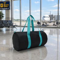 Bolsa de Hombro Grande Personalizada de Poliéster para Hombre y Mujer, Bolsa Deportiva de 25L, Bolsa de Viaje, Bolsa de Fin de Semana, Bolsa de Lona para Pasar la Noche