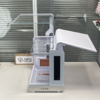 Boîtier PC MicroATX Phantom avec refroidissement liquide à 360 degrés, support de carte graphique, double ouverture, verre trempé, compatible M-ATX/ITX