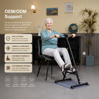 BNcompany Q195 Steel SXZ-001 Vélo d'exercice portable et réglable, actif et passif, pour la rééducation à domicile, entraîneur assis pour bras et jambes