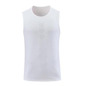 Haut de musculation léger côtelé Vêtements de sport pour hommes Chemises sans manches - Product Image 5