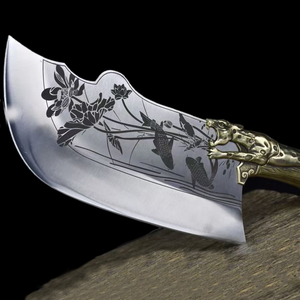 <span class=keywords><strong>Cuchillo</strong></span> <span class=keywords><strong>grande</strong></span> chino de alta resistencia, <span class=keywords><strong>cuchillo</strong></span> de cocina manual totalmente funcional con acero recubierto de alto carbono <span class=keywords><strong>para</strong></span> <span class=keywords><strong>cortar</strong></span> huesos y <span class=keywords><strong>carne</strong></span> - Product Image 4