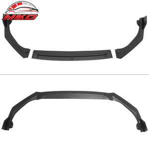 เหมาะสำหรับ Honda Civic 25-26 IKON V2 สไตล์สปอยเลอร์กันชนหน้าสีดำด้าน อะไหล่รถยนต์ อุปกรณ์ตกแต่งรถยนต์ - Product Image 4