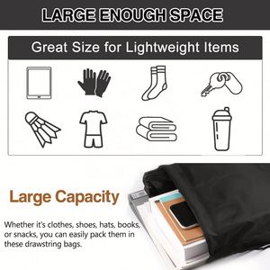 Wholesale Promotional Polyester Nylon Drawstring 34cm Shop Sports Backpack Customized Draw String <b>Bags</b> - Product Image 4