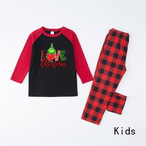 Joyeux Noël <span class=keywords><strong>Nouvel</strong></span> <span class=keywords><strong>An</strong></span> Vêtements Maman Fille Papa Fils Bébé Tenues Assorties 2 PCS Costume Famille Pyjamas Coton Homewear - Product Image 4