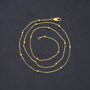 JXX Supply Dubai 60cm Brass Chain <b>Bracelet</b> Necklace Long 24k Gold Plated Fashion Jewelry for Women and <b>Men</b> for Gift - Product Image 5