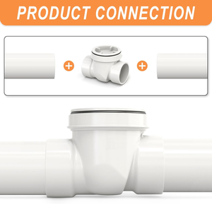 <span class=keywords><strong>Clapet</strong></span> <span class=keywords><strong>anti</strong></span>-<span class=keywords><strong>retour</strong></span> en PVC de 4 pouces pour les systèmes d'égout et de drainage - Product Image 5