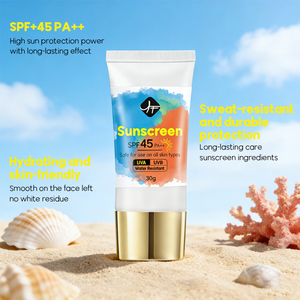 <span class=keywords><strong>Crema</strong></span> Solare Sbiancante <span class=keywords><strong>SPF</strong></span> 45+ <span class=keywords><strong>Idratante</strong></span> <span class=keywords><strong>con</strong></span> Collagene e Vitamina E Anti-Età Protezione UV Lozione <span class=keywords><strong>Viso</strong></span> e Corpo OEM Etichetta Privata - Product Image 3