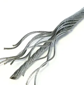 7.7mm Trolleying steel wire rope for Tower Crane