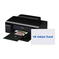 Cartes vierges RFID 1K en PVC imprimables - Cartes NFC universelles pour imprimantes jet d'encre pour programmes personnalisés d'identification, de contrôle d'accès, de paiement et de fidélisation