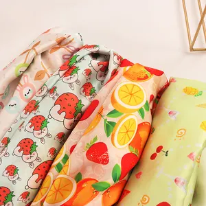 FEICHI 2023 nouveau tissu personnalisé en mousseline de soie satin polyester imprimé numérique pour robe d'été
