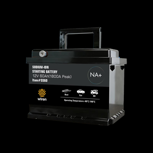 แบตเตอรี่สตาร์ทโซเดียมไอออน ไวร์น 12V 60Ah 1800A CCA เทียบเท่าสำหรับรถยนต์ รถบรรทุก รถ SUV เรือ  ประสิทธิภาพสตาร์ทในสภาพอากาศหนาวจัด - Product Image 5