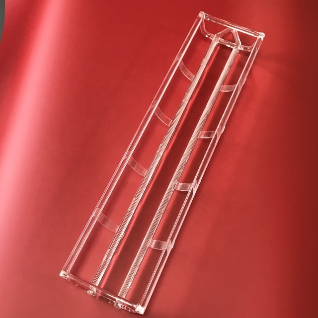 Transparent Quartz Glass Boat Silicon Wafers Carrier Semiconductor Equipment Quartz Components