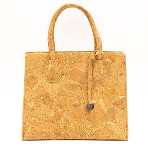 Đơn Giản Nút Chai Tote Bag Nhà Máy <span class=keywords><strong>Handmade</strong></span> Thân Thiện Với Môi Trường Vegan Cork Da Phụ Nữ Túi Xách Với Dây Đeo Vai, Ladies Gỗ Túi Da - Product Image 2