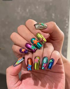 Poudre de miroir de chrome de pigment de friction de <span class=keywords><strong>sirène</strong></span> d'<span class=keywords><strong>ongle</strong></span> <span class=keywords><strong>effet</strong></span> miroir vente en gros - Product Image 1