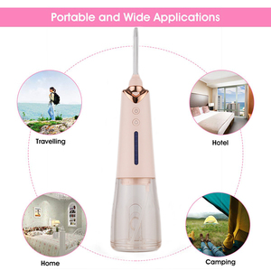 Sans fil Flosser Dentaire Irrigateur Oral Électrique Dents Cleancer 300 ml 5 Conseils - Product Image 3