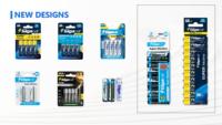 Baterai AA Double A 1.5V LR6 Super Alkaline dengan Umur Simpan 5 Tahun untuk Remote TV, Peralatan Rumah Tangga, dan Perangkat Elektronik