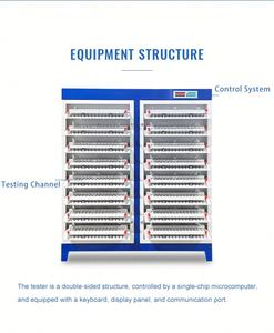 Testeur de capacité de vie de la batterie au lithium 5v6a 5V3A 512 canaux, test de performance de charge et de décharge 18650 26700, machine de classement des batteries - Product Image 5