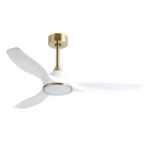 Ceiling Fan Light With Led Light Fixed Blade Flush Mount For Living Room Bedroom Home Restaurant - Product Image 1