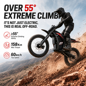 <span class=keywords><strong>Moto</strong></span> électrique tout-terrain pour adultes, motocross, 3200W, <span class=keywords><strong>Moto</strong></span> Electrica <span class=keywords><strong>Cross</strong></span> 48V, alliage d'aluminium, Enduro Dirtbike, IPX4, capacité de montée de 55 degrés - Product Image 2