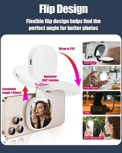 Nueva Luz de Relleno Magnética Mini para Teléfono con Espejo y Diseño Extensible, Luz para Videoconferencias y Transmisiones en Vivo - Product Image 2