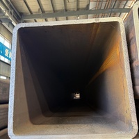 Tube carré en acier à paroi épaisse, grand calibre, haute résistance, section creuse soudée pour applications d'ingénierie mécanique
