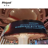 Écran LED Flexible 3840HZ 320*160mm Module P1.8 P2.5 Intérieur Affichage Publicitaire Couleur Complète Matrice 140/140 600-1000 nits
