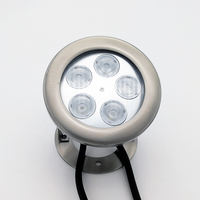 L'acier inoxydable extérieur Ip68 imperméabilisent la lumière menée sous-marine 12w 3000k blanc chaud 220v 50hz la fontaine sous-marine a mené la lumière de tache sous-marine