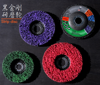 Disque de polissage en acier inoxydable métallique, disque de polissage en diamant noir, élimination de la peinture automobile, polissage du bois, du plastique, du nylon, roue de polissage, rouille