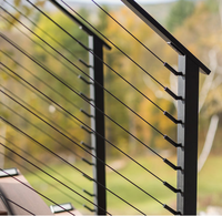 Kit de balustrade à câbles moderne pour escalier, terrasse et villa – Fournisseur d'usine