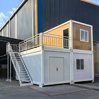 Maison préfabriquée mobile en kit, bureau de jardin, conteneur maritime de 20 pieds