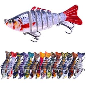 9.7cm 14.7g 14 Colors Multi Jointed Fishing LureArtificial Hard Fishing Bait For Saltwater Freshwater