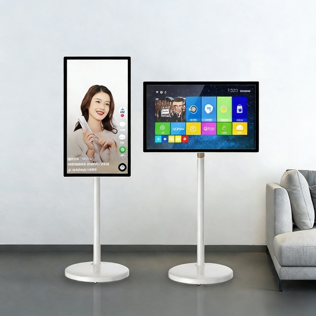 27 Inch Vertical Touch Screen White LCD 4K Home Smart Living Full-house Interactive Intelligent Terminal Entertainment Display