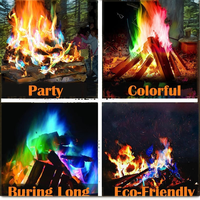 La poudre de feu magique en métal à effet mystique du fabricant SUNRICH crée une poudre de flammes colorées vibrantes