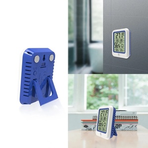 Termómetro Digital de medición de humedad y temperatura <span class=keywords><strong>para</strong></span> el hogar, higrómetro electrónico LCD con retroiluminación, estación meteorológica interior - Product Image 5