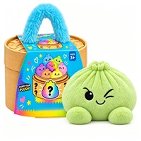 Peluche Squishy en forme de Ravioli Mignon, Jouet Anti-stress, Cadeau Surprise de Noël à Collectionner