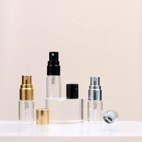 Parfum Semprot botol kaca Mini 5ml 10ml 15ml dengan kemasan aluminium